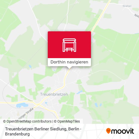 Treuenbrietzen Berliner Siedlung Karte