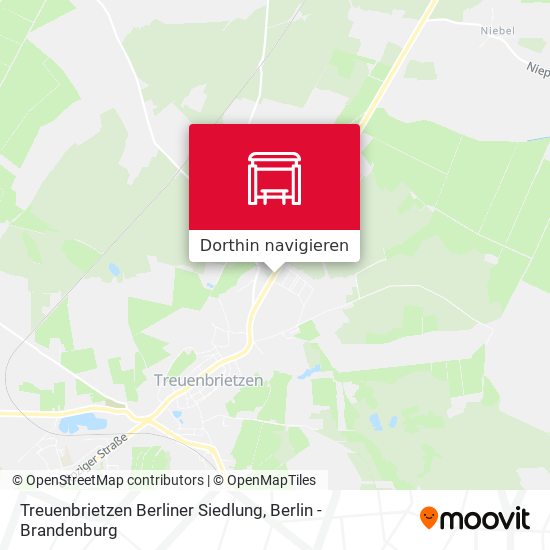 Treuenbrietzen Berliner Siedlung Karte