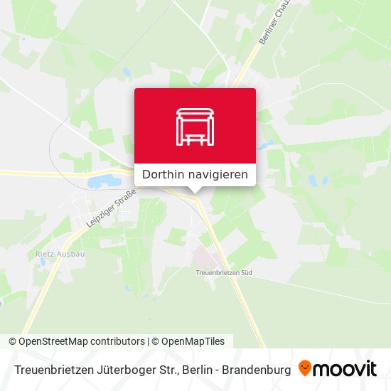 Treuenbrietzen Jüterboger Str. Karte