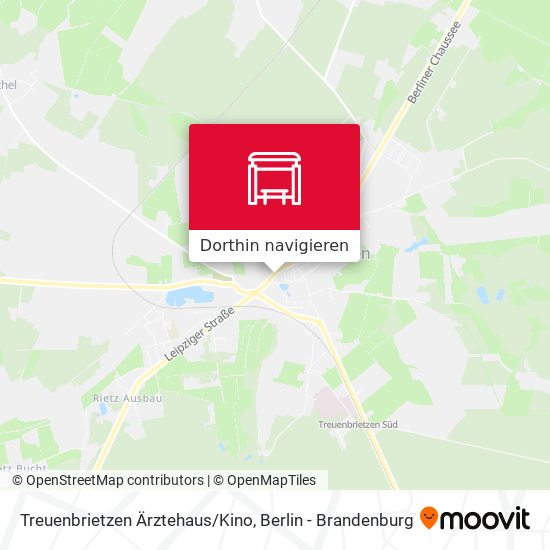 Treuenbrietzen Ärztehaus/Kino Karte