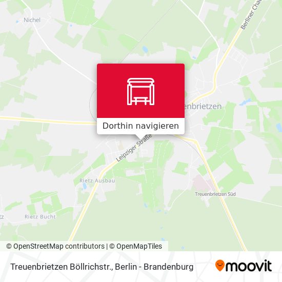 Treuenbrietzen Böllrichstr. Karte