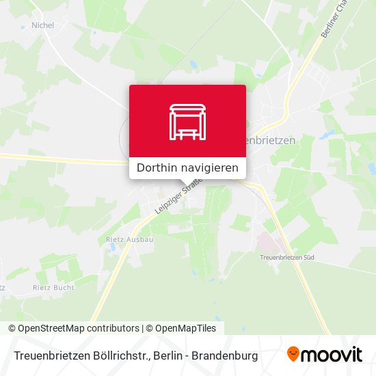 Treuenbrietzen Böllrichstr. Karte