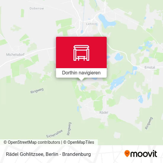 Rädel Gohlitzsee Karte