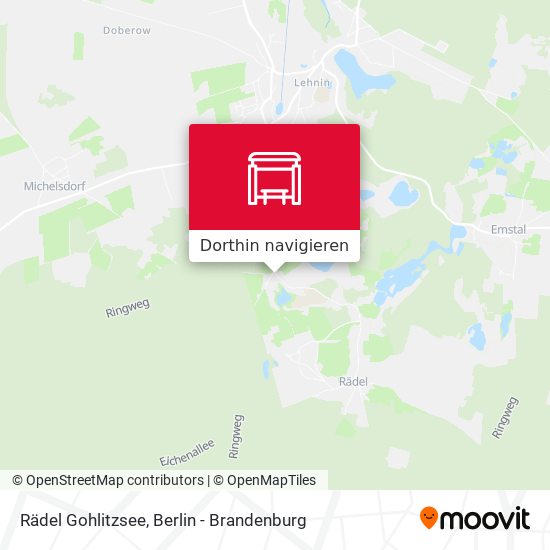 Rädel Gohlitzsee Karte
