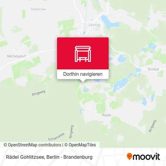 Rädel Gohlitzsee Karte