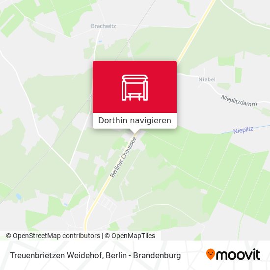 Treuenbrietzen Weidehof Karte