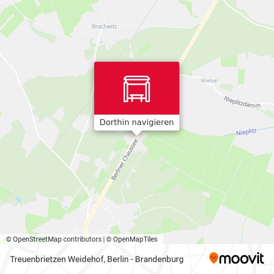 Treuenbrietzen Weidehof Karte