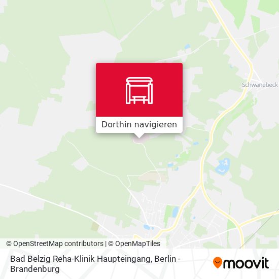 Bad Belzig Reha-Klinik Haupteingang Karte