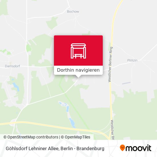 Göhlsdorf Lehniner Allee Karte