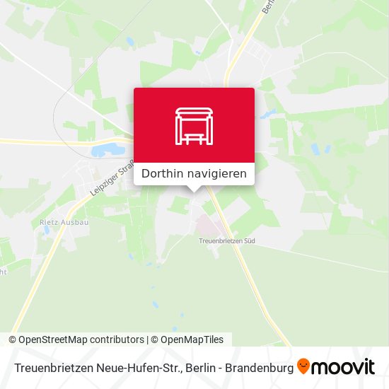 Treuenbrietzen Neue-Hufen-Str. Karte
