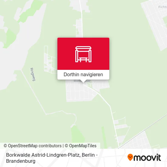 Borkwalde Astrid-Lindgren-Platz Karte