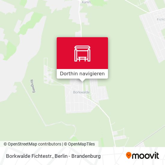 Borkwalde Fichtestr. Karte