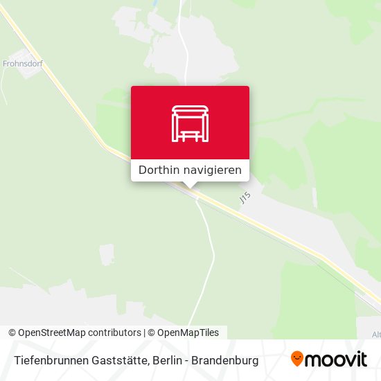 Tiefenbrunnen Gaststätte Karte