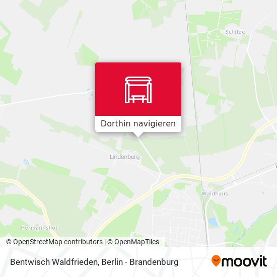 Bentwisch Waldfrieden Karte