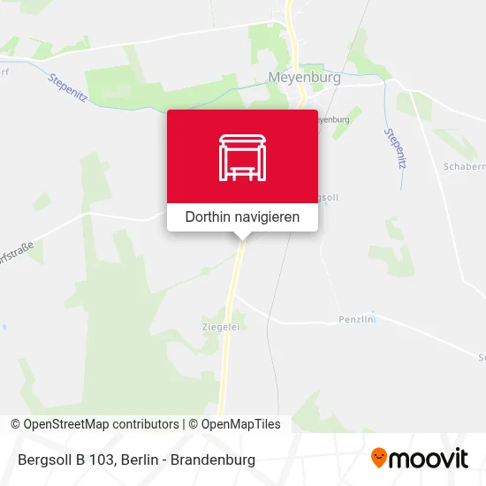 Bergsoll B 103 Karte