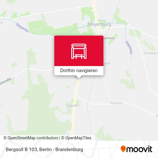 Bergsoll B 103 Karte