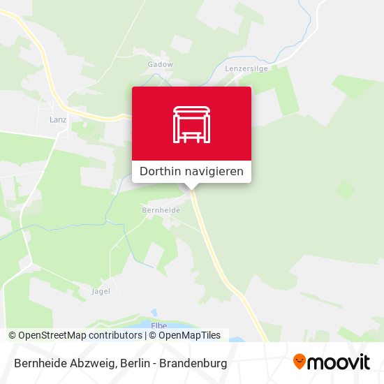 Bernheide Abzweig Karte