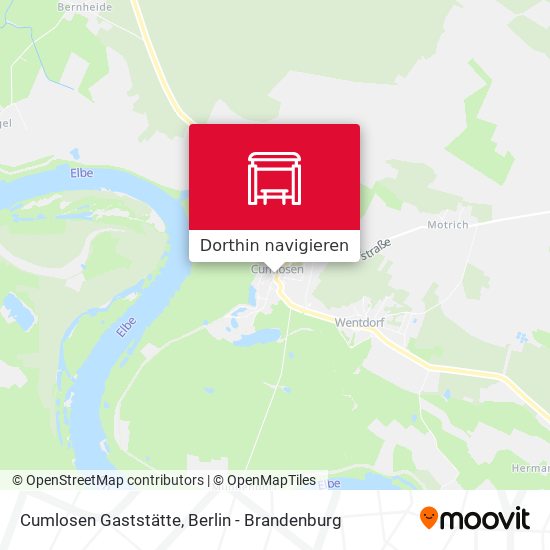 Cumlosen Gaststätte Karte