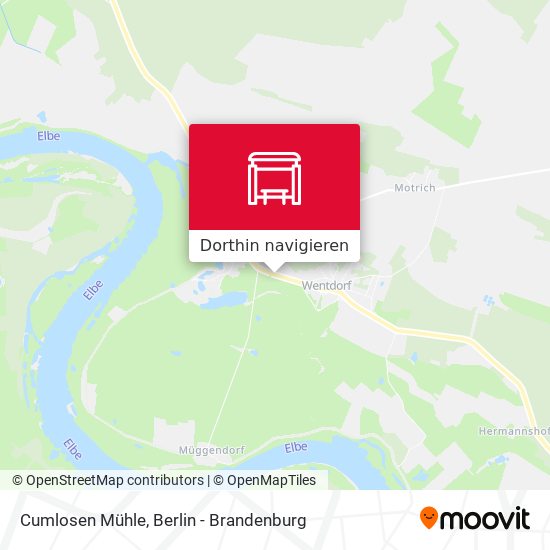 Cumlosen Mühle Karte