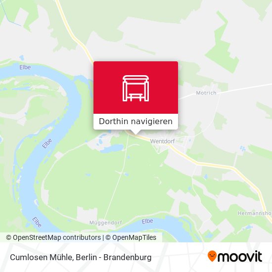 Cumlosen Mühle Karte