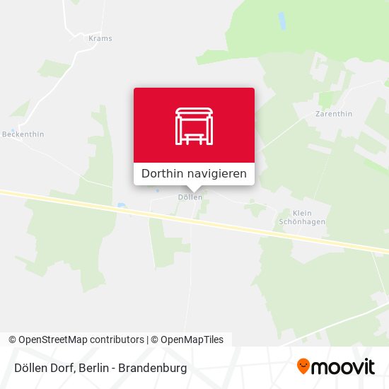 Döllen Dorf Karte