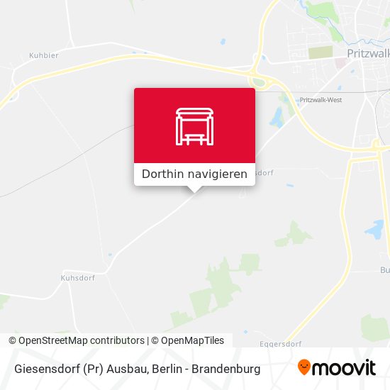 Giesensdorf (Pr) Ausbau Karte