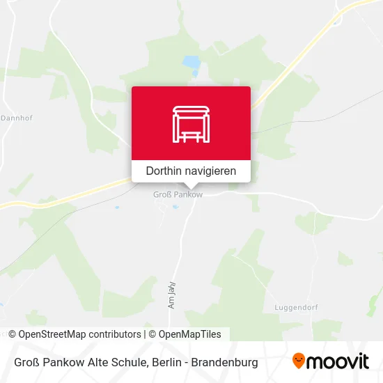 Groß Pankow Alte Schule Karte