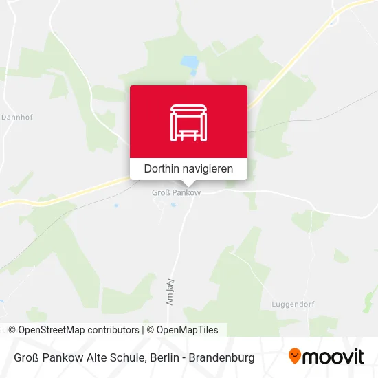 Groß Pankow Alte Schule Karte