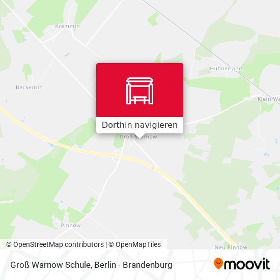 Groß Warnow Schule Karte