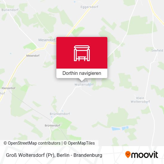 Groß Woltersdorf (Pr) Karte
