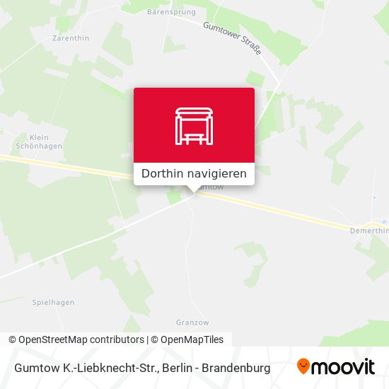 Gumtow K.-Liebknecht-Str. Karte
