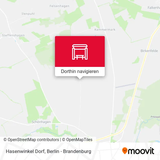 Hasenwinkel Dorf Karte