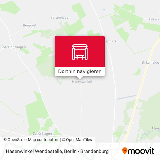 Hasenwinkel Wendestelle Karte