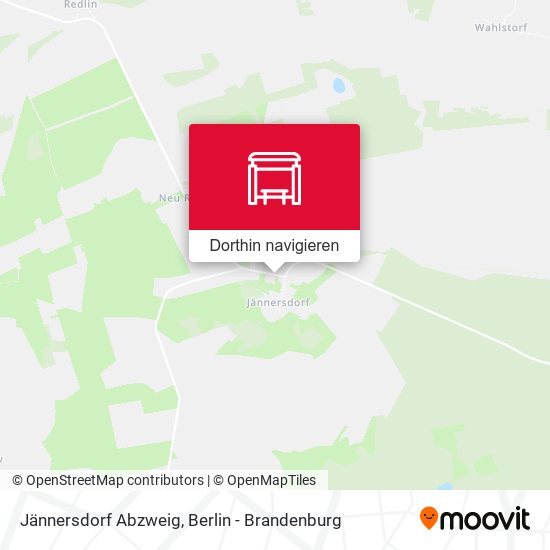 Jännersdorf Abzweig Karte