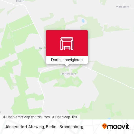 Jännersdorf Abzweig Karte