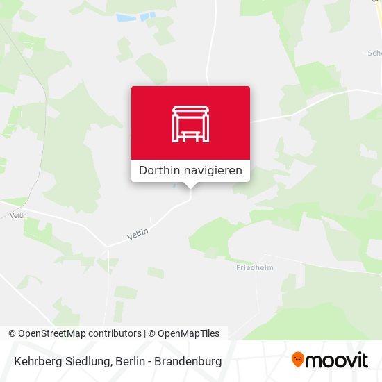 Kehrberg Siedlung Karte