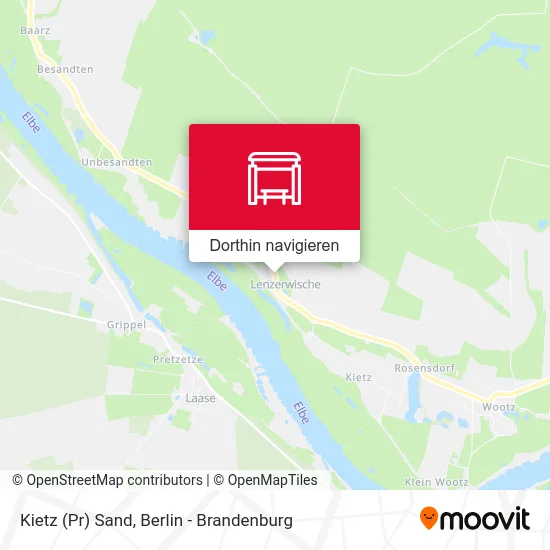 Kietz (Pr) Sand Karte