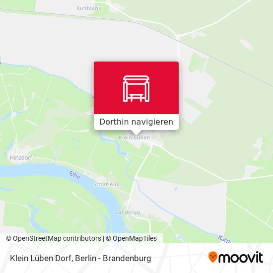Klein Lüben Dorf Karte
