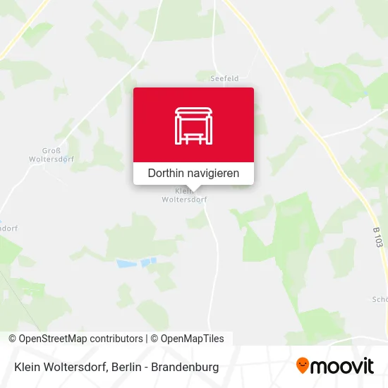 Klein Woltersdorf Karte