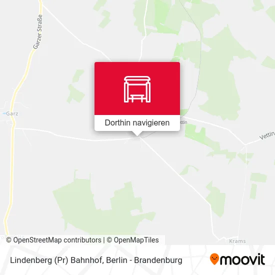 Lindenberg (Pr) Bahnhof Karte