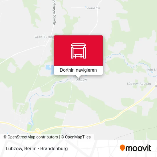 Lübzow Karte
