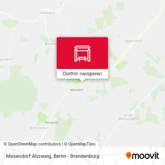 Mesendorf Abzweig Karte