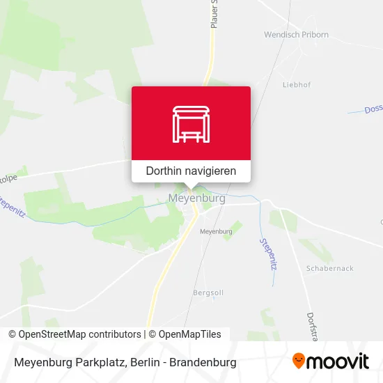Meyenburg Parkplatz Karte