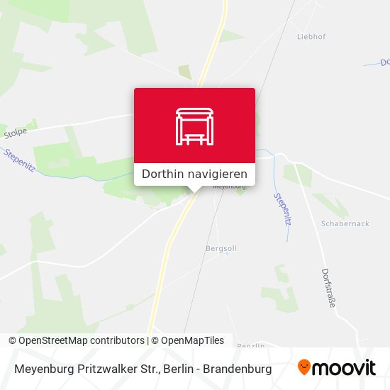 Meyenburg Pritzwalker Str. Karte