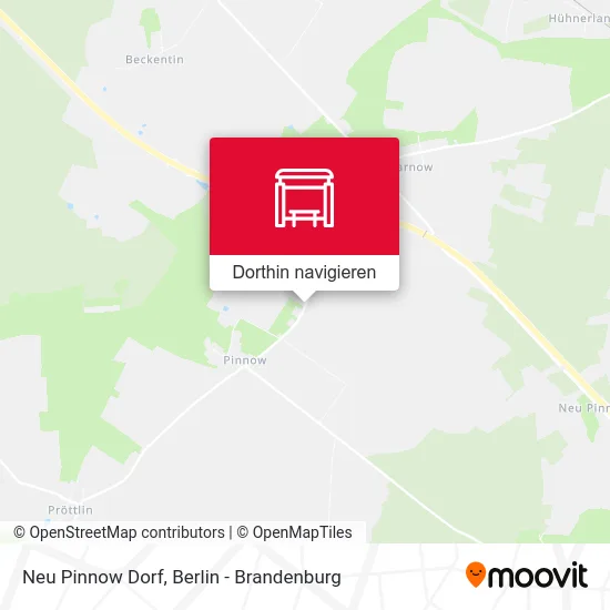 Neu Pinnow Dorf Karte