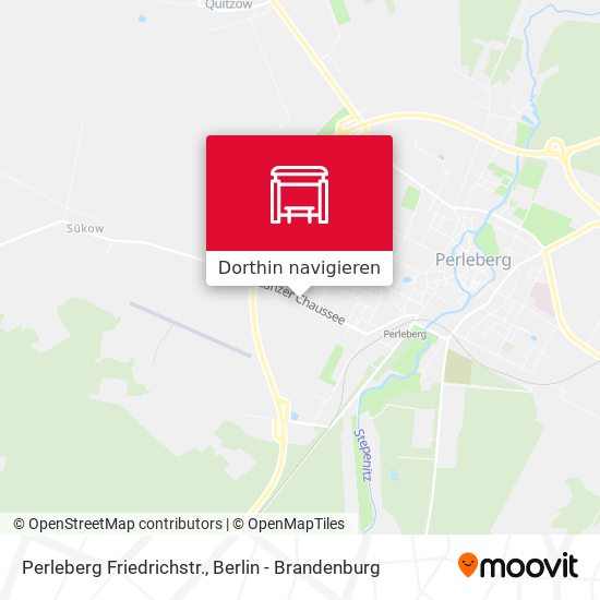 Perleberg Friedrichstr. Karte