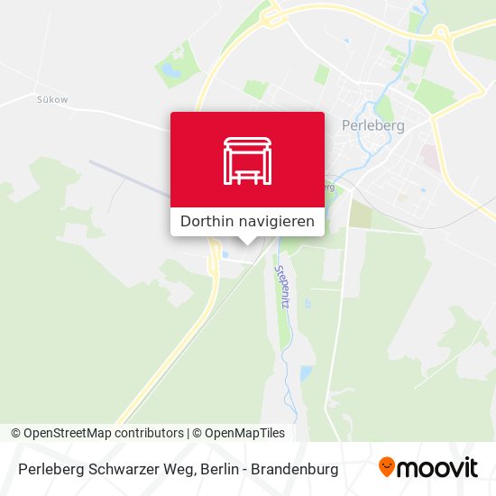 Perleberg Schwarzer Weg Karte