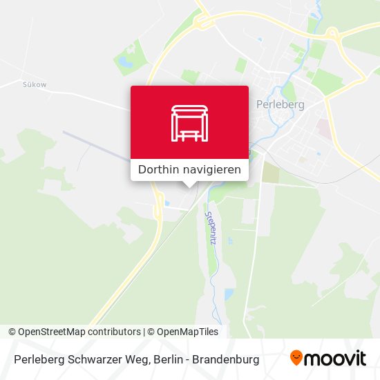 Perleberg Schwarzer Weg Karte