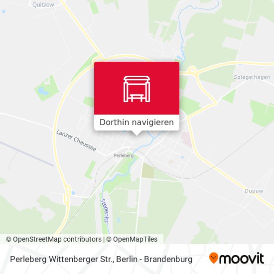 Perleberg Wittenberger Str. Karte