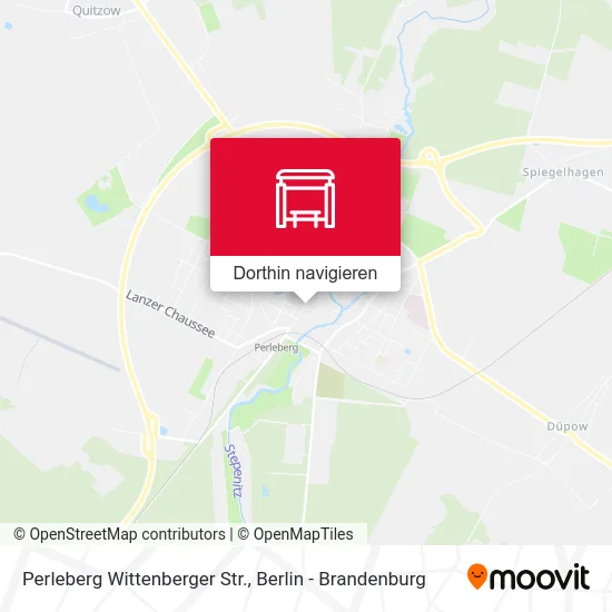 Perleberg Wittenberger Str. Karte